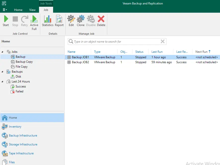 Veeam backup home