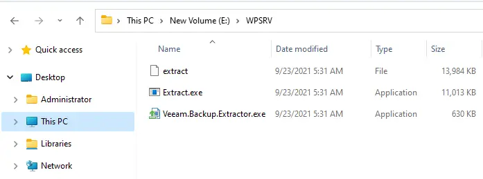 Veeam extract utility