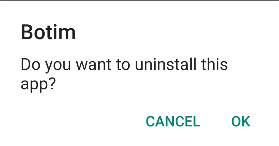 Want to uninstall this app