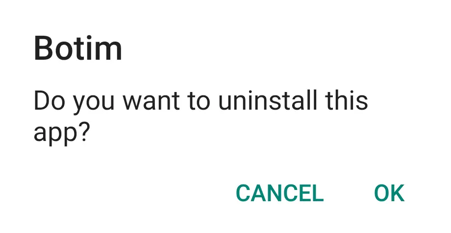 Want to uninstall this app