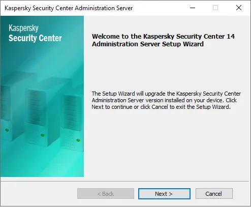 Welcome Kaspersky security center