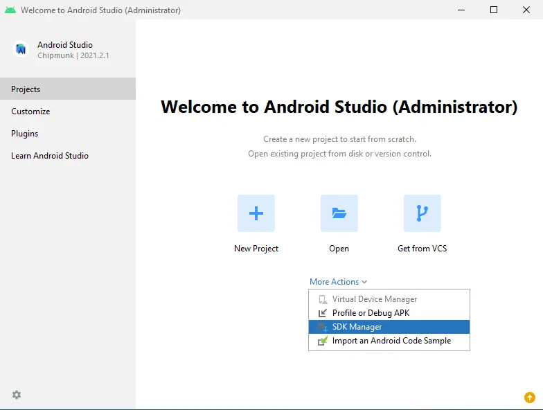 Welcome to Android Studio