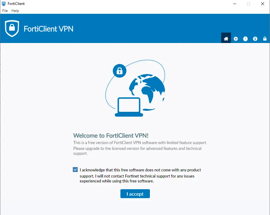 Welcome to Forticlient VPN