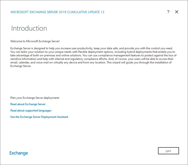Welcome to Microsoft exchange server introduction