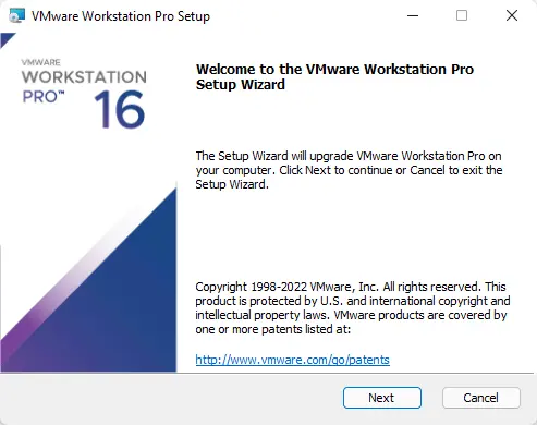 Welcome to VMware Workstation Pro