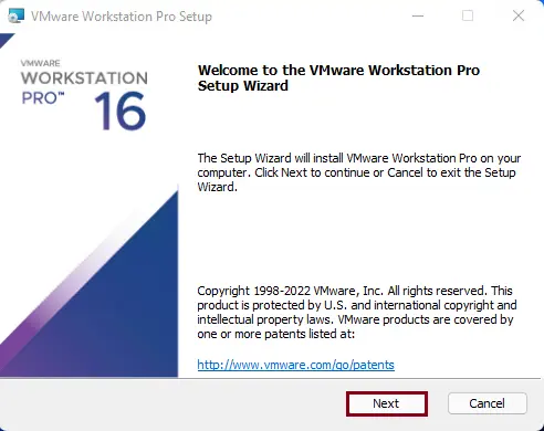 Welcome to VMware Workstation setup