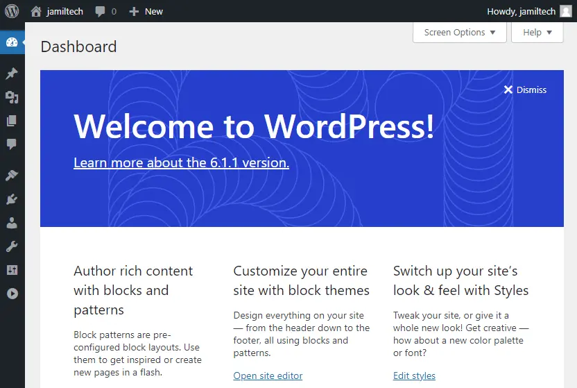 Welcome to WordPress