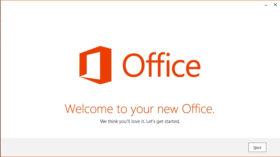 Welcome to your new Office