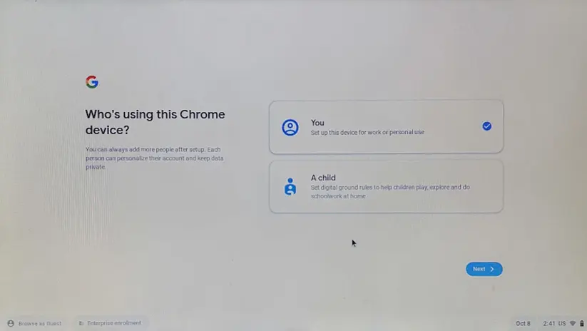 Who’s using the Chrome device