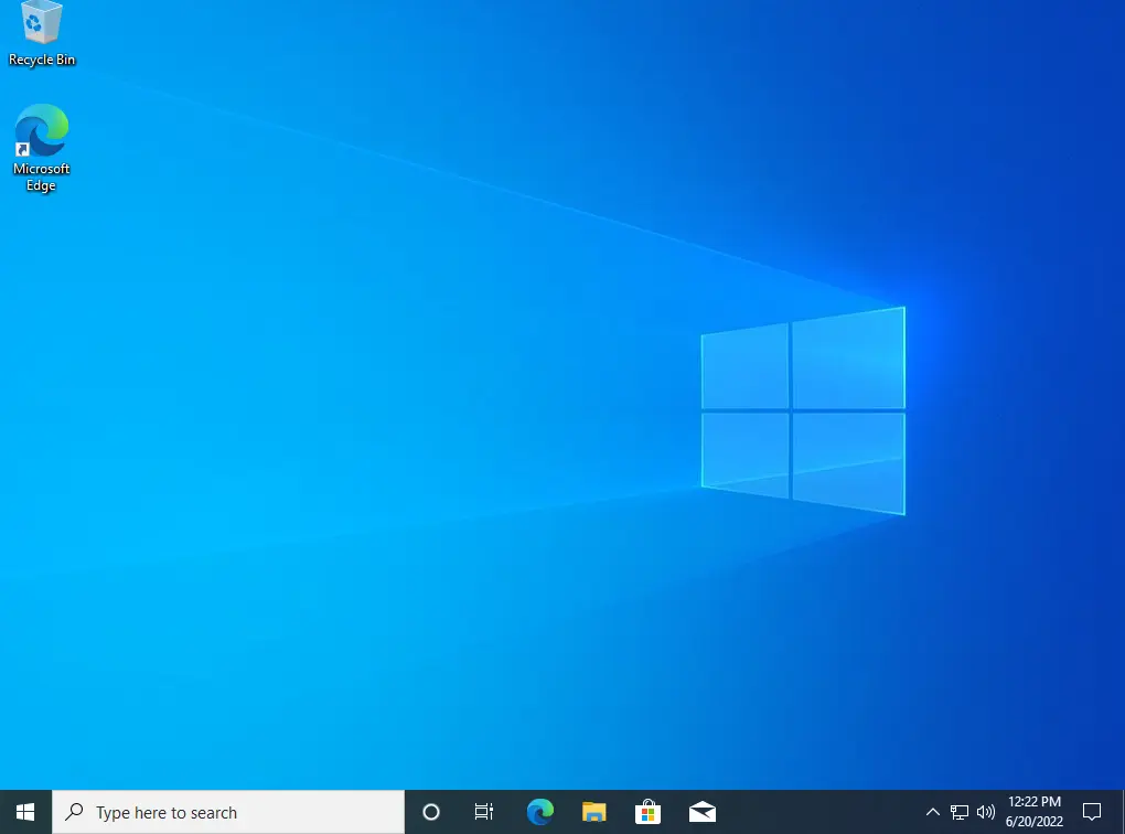 Windows 10 Desktop