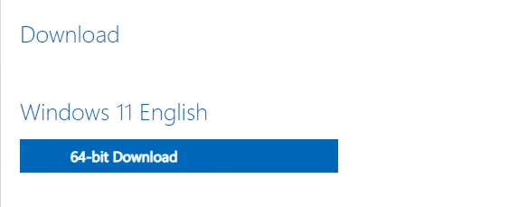 Windows 11 English 64-bit download