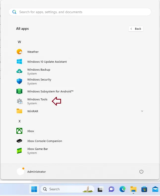 Windows 11 all apps