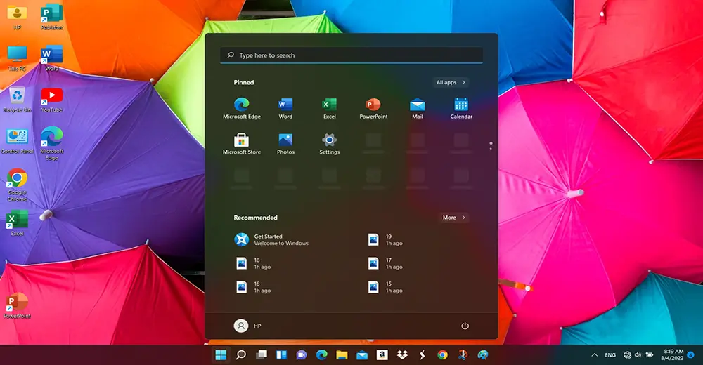 Windows 11 desktop