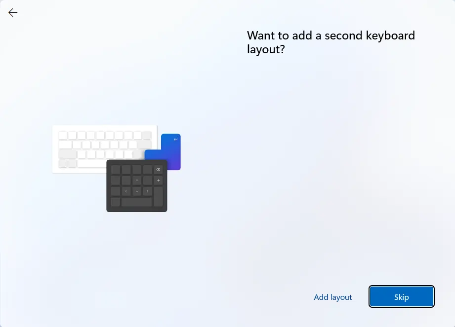 Windows 11 second keyboard layout