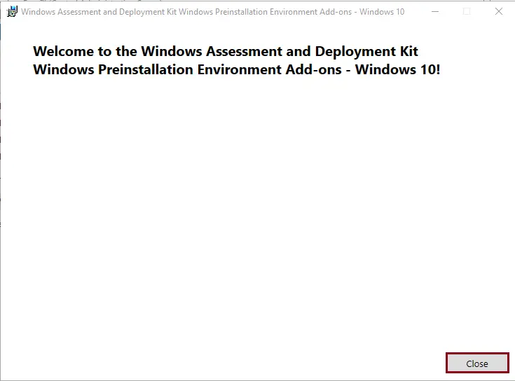 Windows Assessment and Deployment Kit