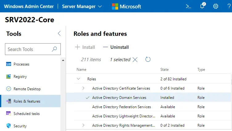 Windows admin center overview