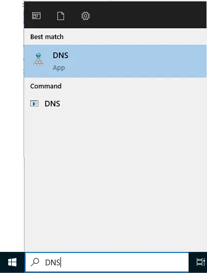 Windows search DNS