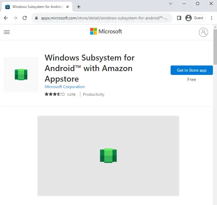 Windows subsystem for Android