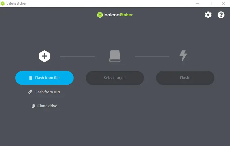 balenaEtcher create bootable ESXi