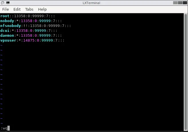 esxi password file