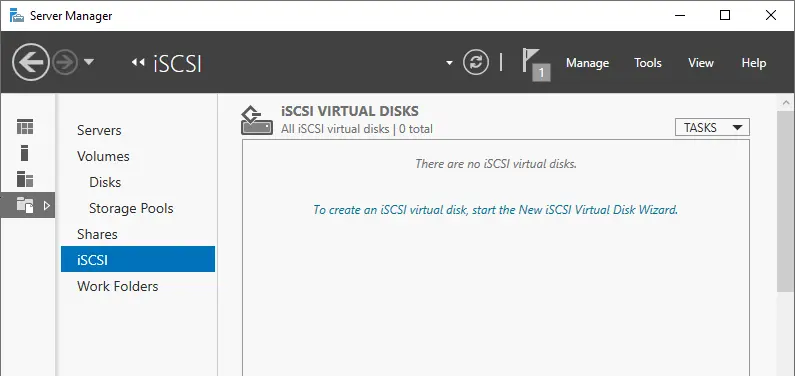 iSCSI virtual disks