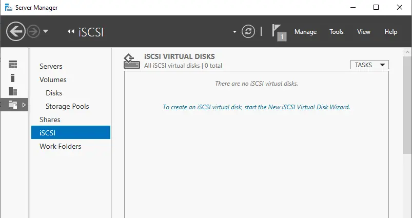 iSCSI virtual disks