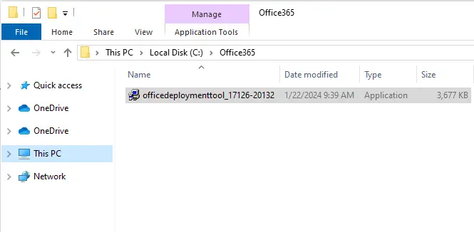 office deployment tool installer