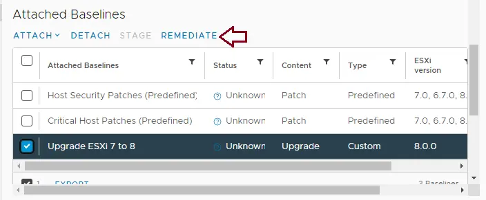 upgrade ESXi Host to 8