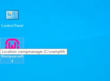 wampserver shortcut